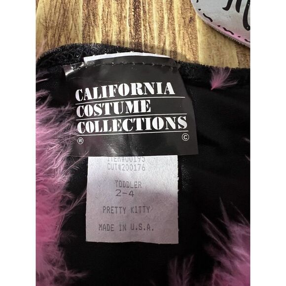 California Costumes PRETTY KITTY Cat Black DRESS Up - Picture 7 of 8